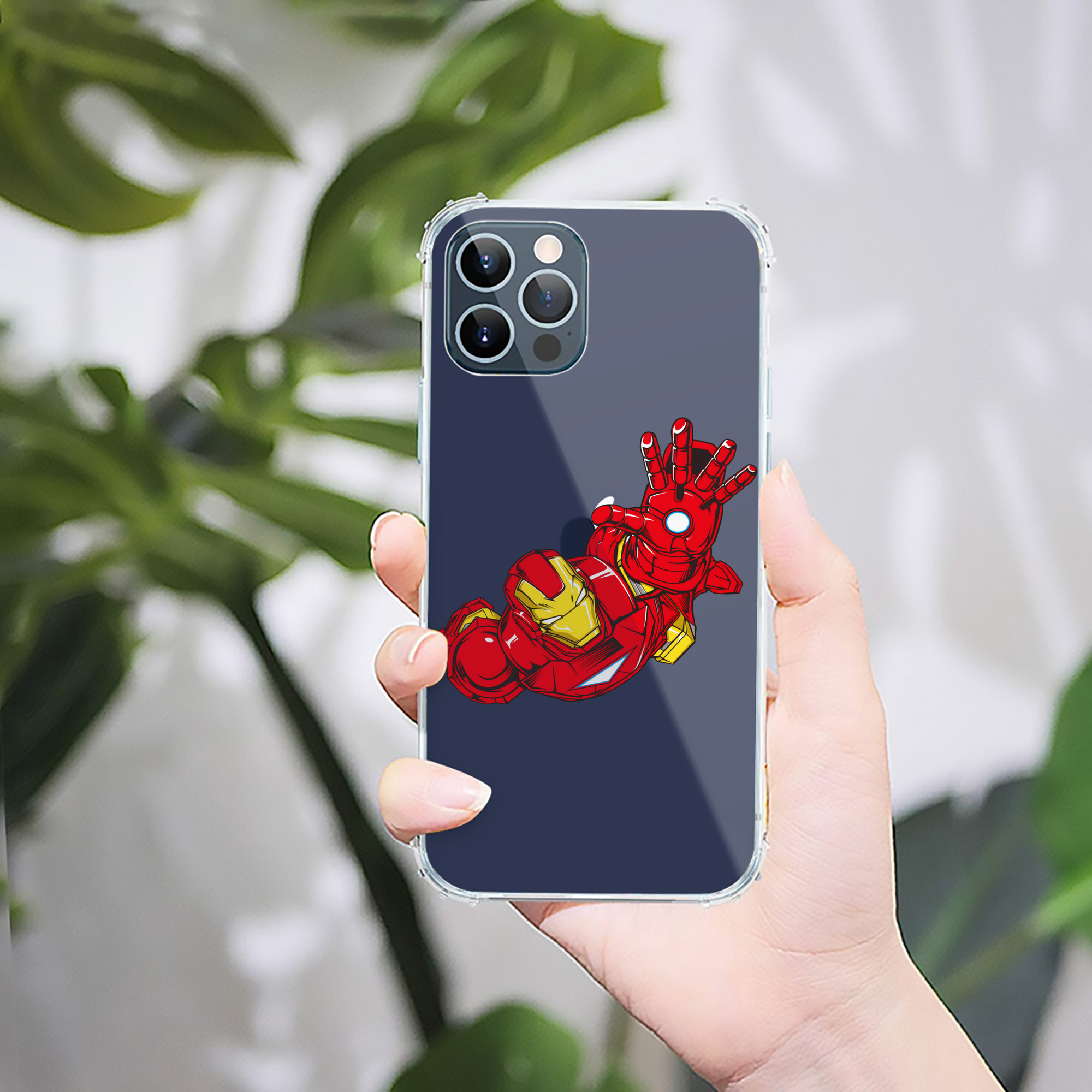 （画像用） アベンジャーズ The Avengers 【iPhone 12シリーズ対応】透明スマホケース（クリアソフトケース）